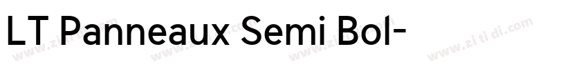 LT Panneaux Semi Bol字体转换